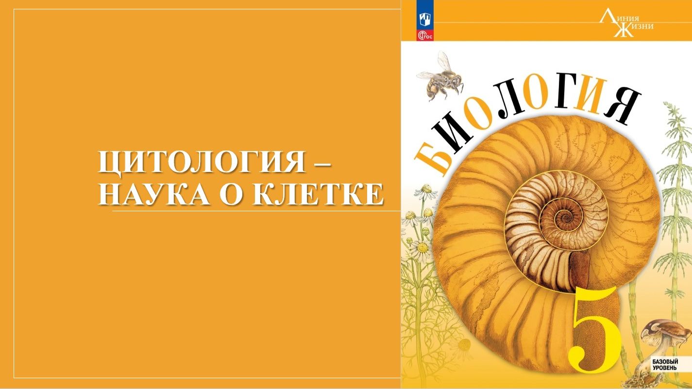 Урок 11. Цитология – наука о клетке