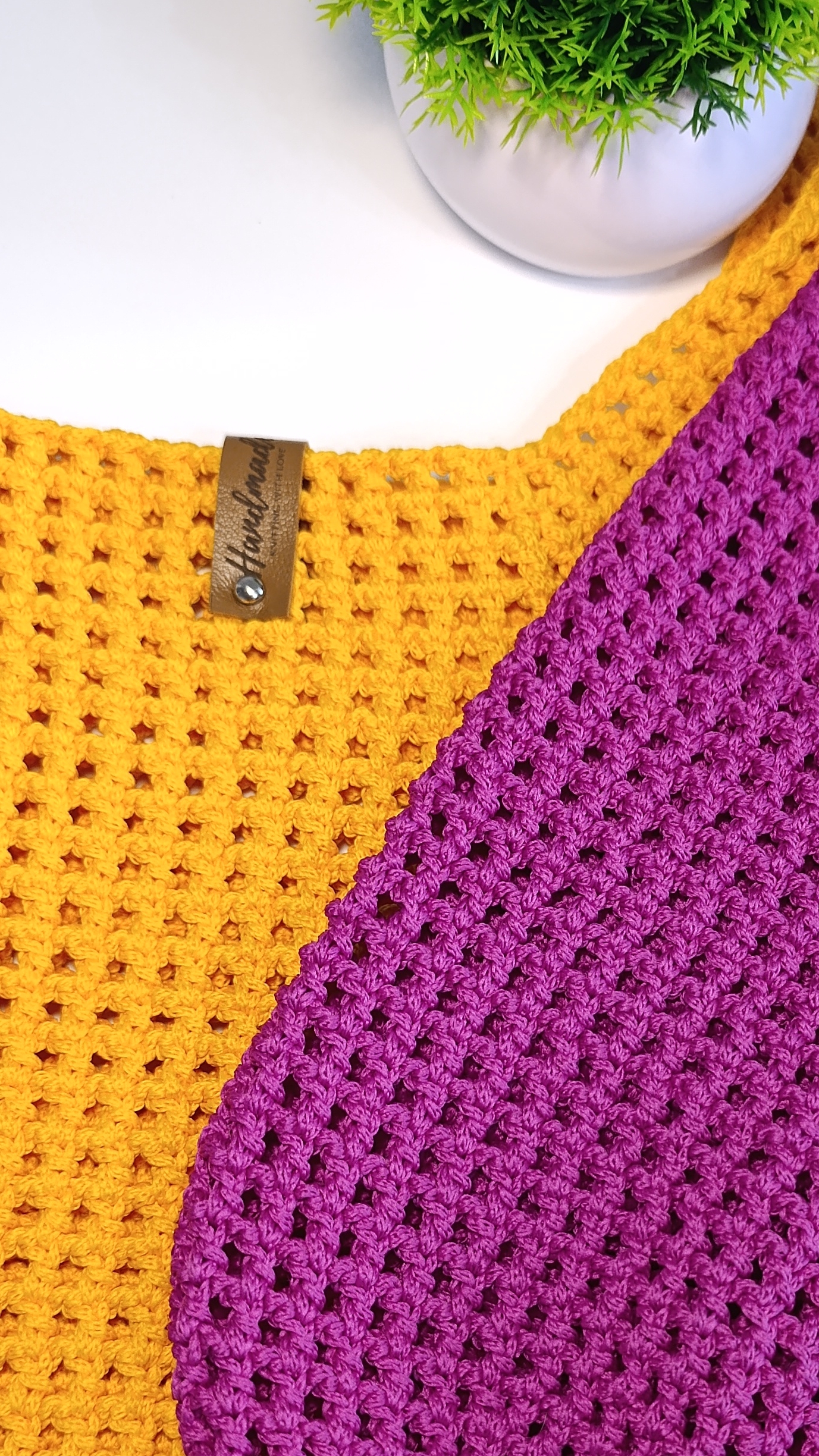 Летний шопер крючком