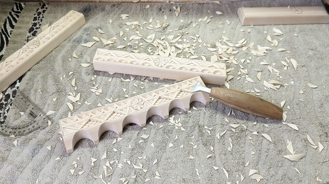 Как вырезать Домики для Резных Нард👈