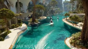 Life in 2250： Eco Megacity & Futuristic Deep House (1 Hour) ｜ Sci-Fi Atmosphere, Vol. 34-(1080p30