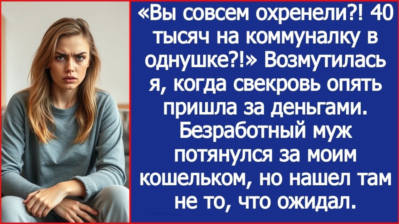 Вы совсем охренели? 40 тысяч на коммуналку в однушке?|ИСТОРИЯ ИЗ ЖИЗНИ|АУДИО РАССКАЗ|СЛУШАТЬ ИСТОРИЮ смотреть онлайн