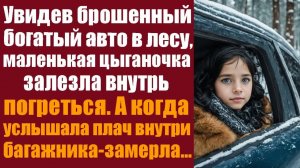 Аудио истории слушать. Интересные истории. Увидев брошенный богатый авто в лесу, маленькая цыганочка