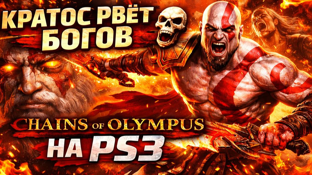 КРАТОС РВЁТ БОГОВ  God Of War Chains of Olympus на PS3 1
