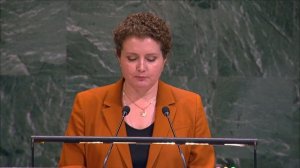 Выступление А.М.Евстигнеевой в ГА ООН по использованию права вето по резолюции по Ближнему Востоку