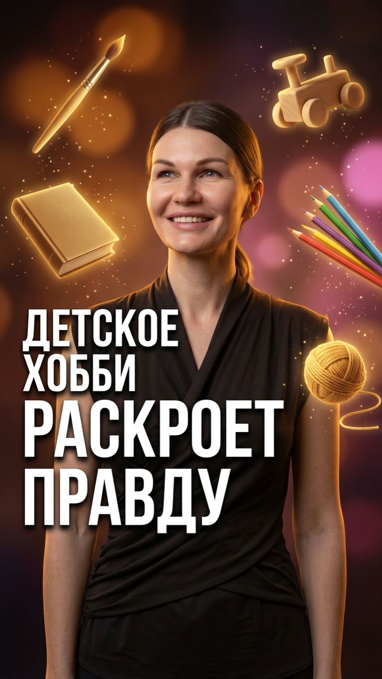  Вспомните детское хобби  и поймёте чего не хватает сейчас