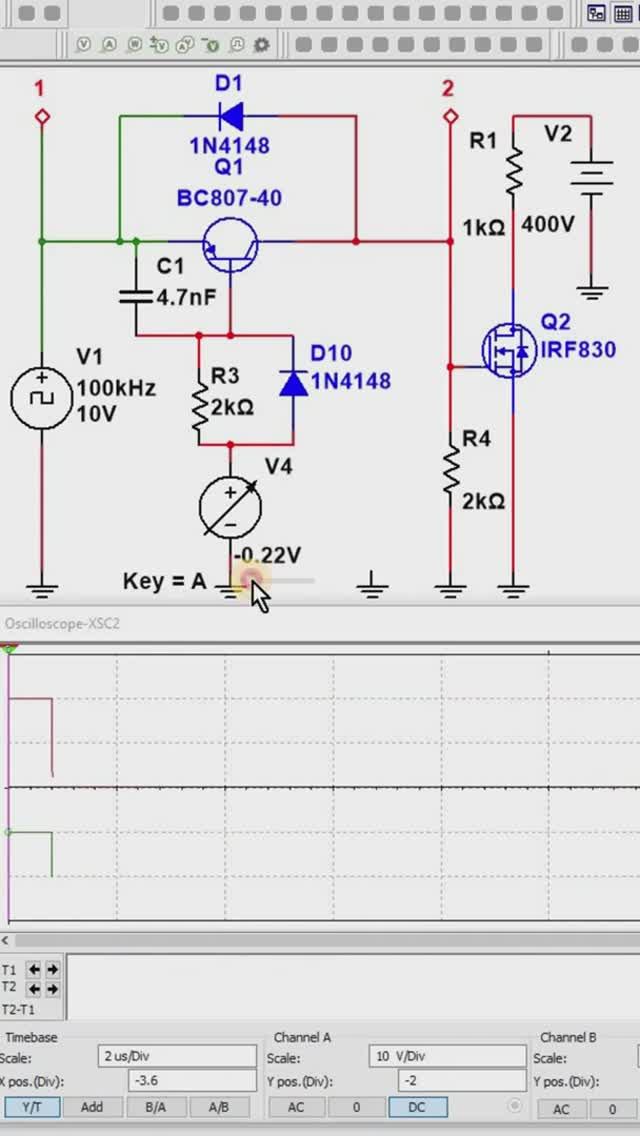 Простая линия задержки импульса  для формирования мертвого времени - Dead Time.