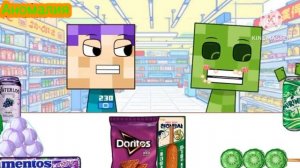 Sprunki Mukbang Thanos против крипера