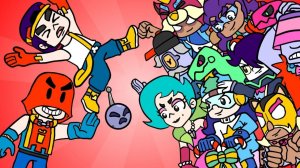 ГРОМ ПРО И ФАНГ НУБ — АНИМАЦИЯ BRAWL STARS