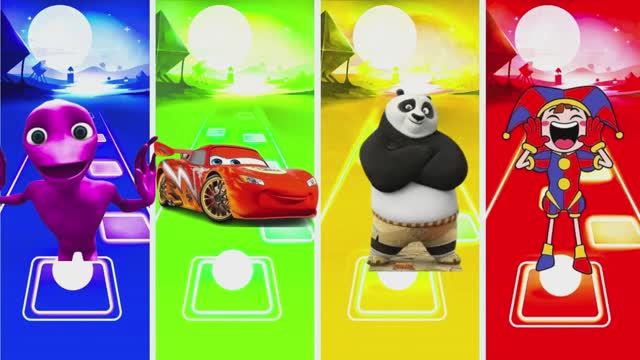 Пришелец против Молнии Маккуина Кунг-фу Панды и Помни