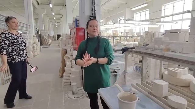 ЭКСКУРСИЯ ПО ЗАВОДУ ГЖЕЛЬ 1. ЛИТЬЕВОЙ ЦЕХ