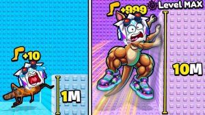 МАКСИМАЛЬНАЯ ЭВОЛЮЦИЯ ПРЫЖКА от КУЗНЕЧИКА до ПРО в РОБЛОКСЕ! ROBLOX +1 Jump Evolve Tower