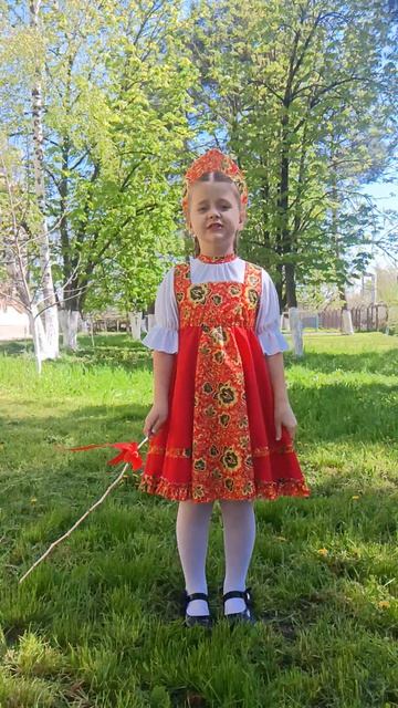 Вечерком красна девица... Доновская Лиза 7 лет