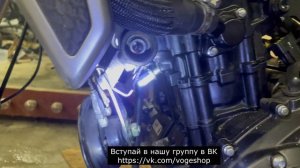 Поменял двигатель на мотоцикле VOGE 350AC с пробегом 40000 километров!
