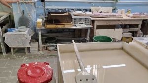 ЭКСКУРСИЯ ПО ЗАВОДУ ГЖЕЛЬ 5. ЦЕХ ГЛАЗУРОВКИ