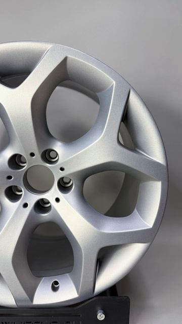 Порошковая покраска дисков цвет Матовое серебро