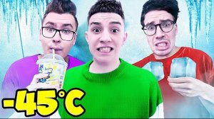 КТО ПОСЛЕДНИЙ ЗАМЕРЗНЕТ ЧЕЛЛЕНДЖ ! Видео Влада Бумага а4 А 4 Bumaga