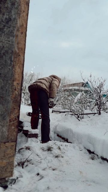 Снежная зима