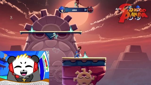 SUPER SMASH BRAWLHALLA! Let's Play with Combo Panda