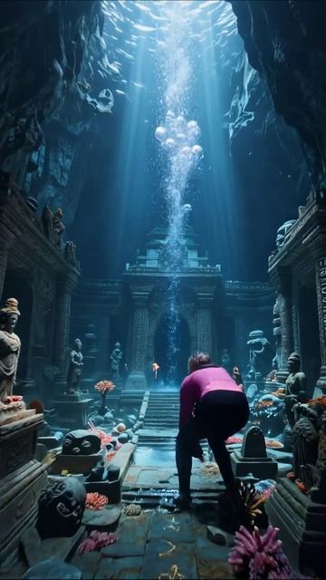 Подводное царство: тайны древнего храма подводныймир тайны приключения