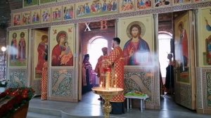 Пасхальная Вечерня и Утреня архиерейским чином на Старателе