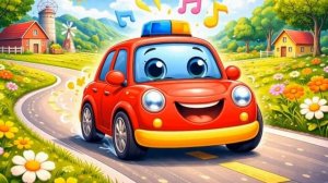 Би-Би Машинка 🚗 Песенка для Малышей | Весёлые Гонки и Звуки Транспорта