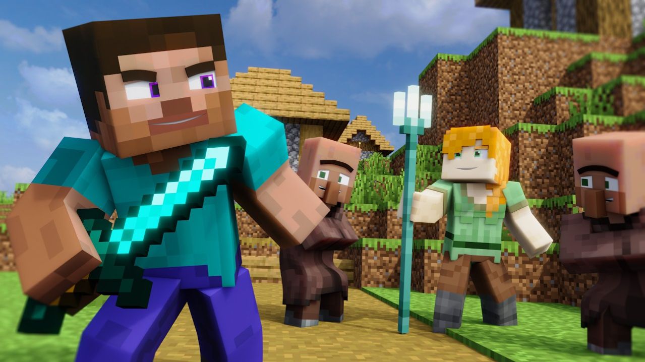 Герои деревни! - Жизнь Алекса и Стива (Майнкрафт анимация)