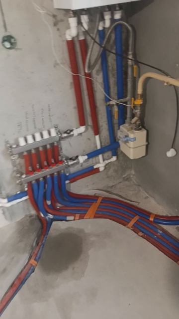 На видео конечный результат выполненных работ по водопроводу и отоплению