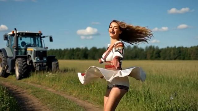 Клип 2026. ТРАКТОРНЫЙ БЕСПРЕДЕЛ - ЗАЖИГАТЕЛЬНАЯ ЧАСТУШКА ПОД ГАРМОНЬ