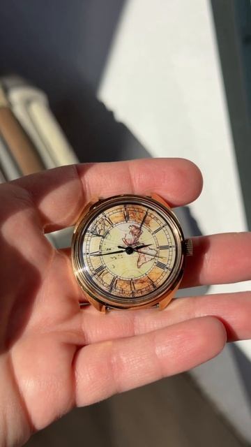 Часы Ракета-Ренессанс эмальзолото СССР