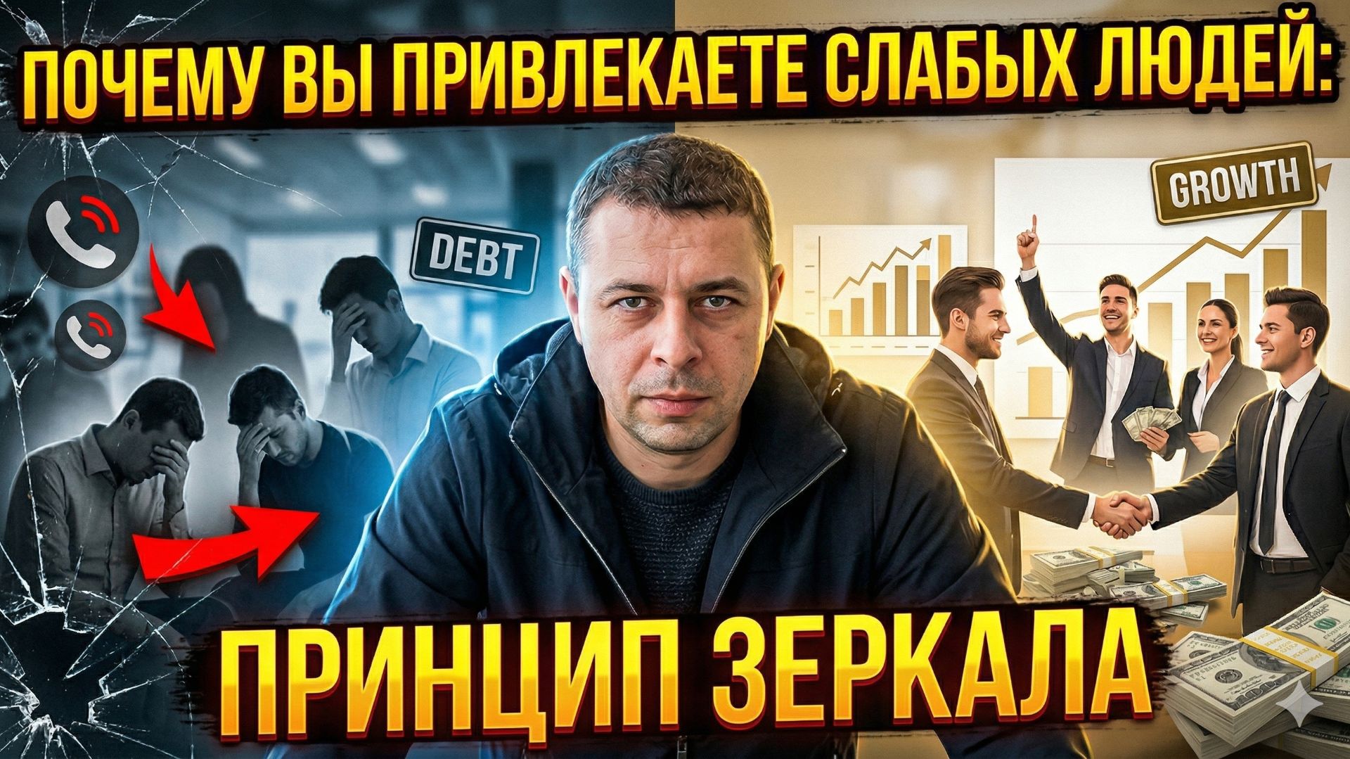 Почему вы привлекаете слабых людей: Принцип зеркала.