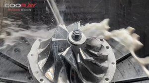 Пятиосевой обрабатывающий центр COORAY-TG650 Обработка нержавеющего стального импеллера