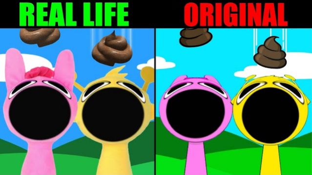 МАЛЕНЬКИЙ ОРЕН БОЛЬШОЙ ПУК 💨 | СПРУНКИ РЕАЛЬНАЯ ЖИЗНЬ vs ОРИГИНАЛ ЛУЧШИЕ ТИКТОКИ SPRUNKI 💨