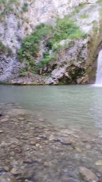 Неизвестный водопад на реке МСРАКУАРА в Абхазии.