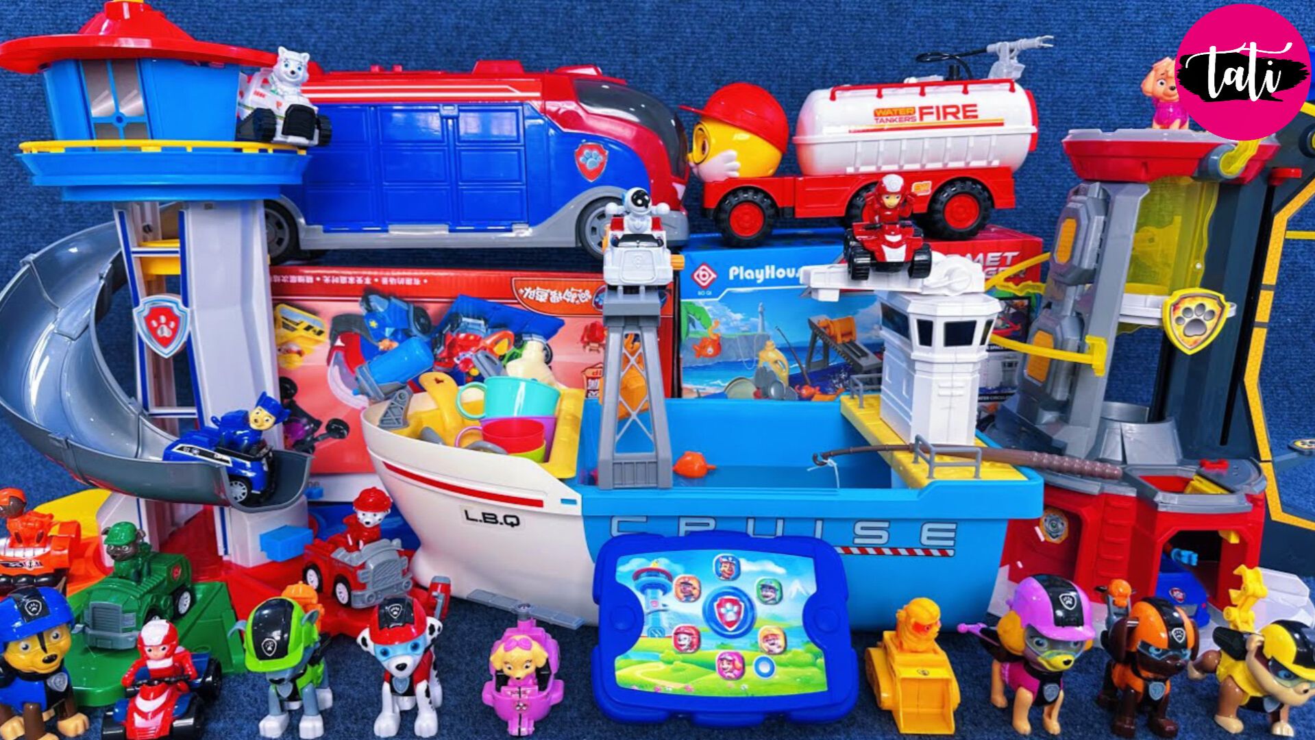 Играем в игрушки из мультика щенячий патруль. Мультфильм для детей. ASMR АСМР