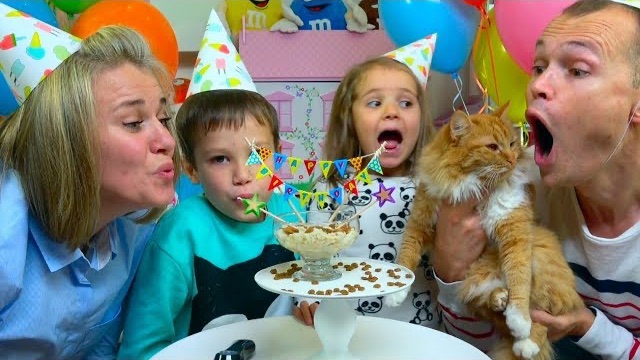 Катя и День Рождения Мурки