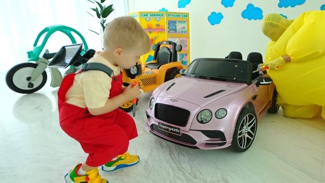 Даяна и Рома :Дом  из Шаров