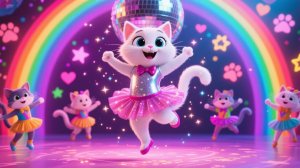 Мультик песенка для малышей. Маленькие котята и веселый танец!