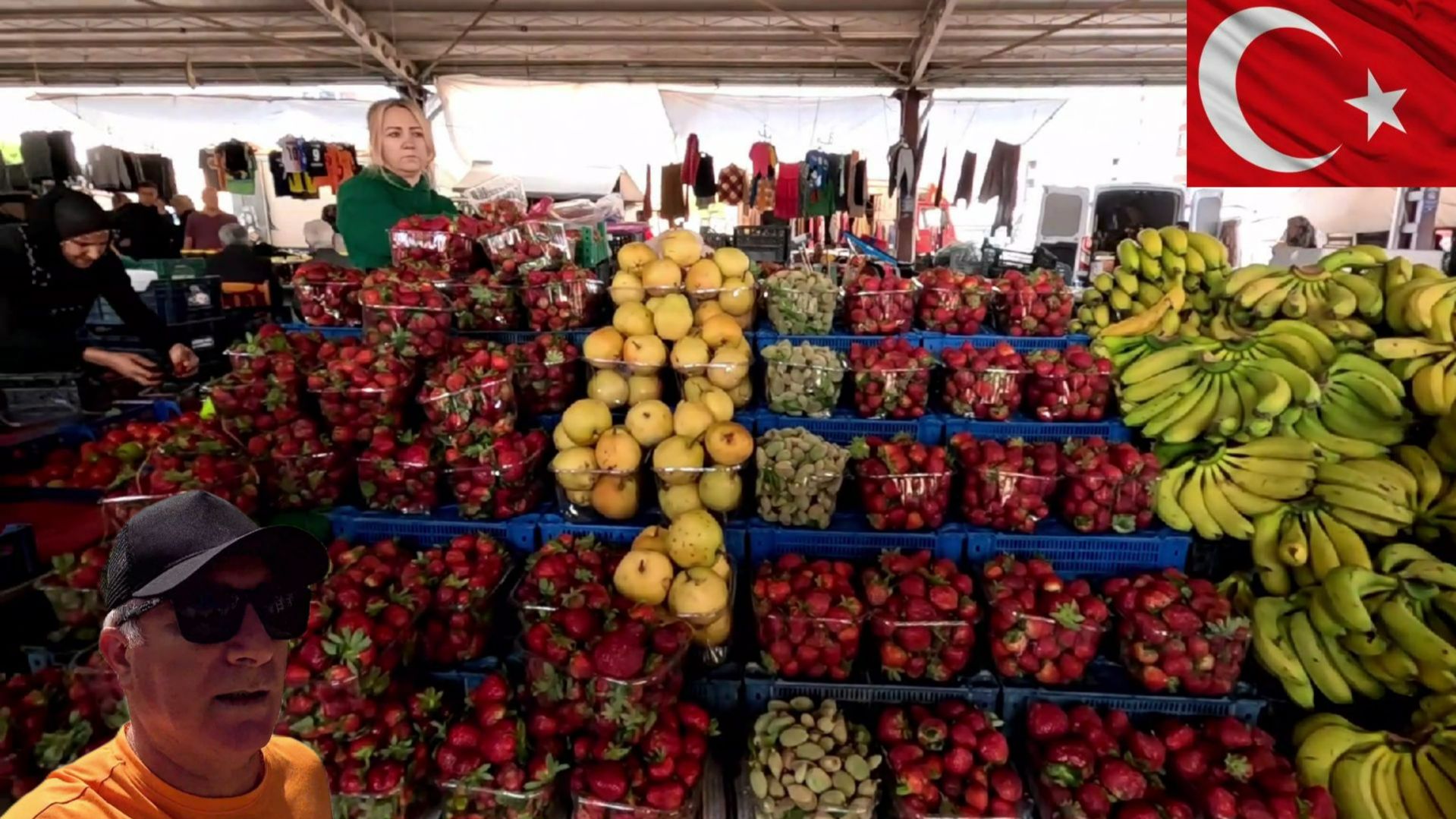 Цены на овощном рынке в Турции