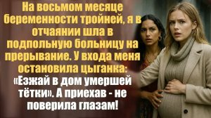 Истории из жизни. Слушать истории. На восьмом месяце беременности тройней, после того как муж
