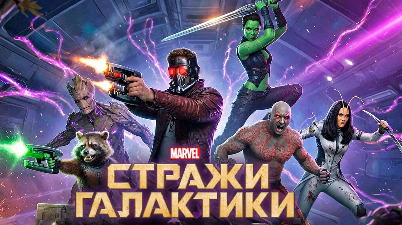 СТРАЖИ ГАЛАКТИКИ 2026  ПОЛНЫЙ ФИЛЬМ MARVEL  Игрофильм Guardians of the Galaxy на русском 60FPS