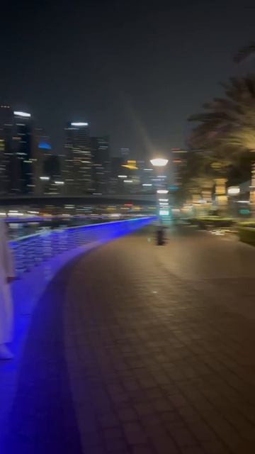 Шейх в Марине в Дубае