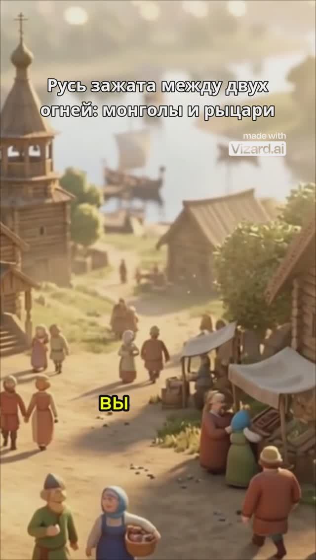 Русь зажата между двух огней: монголы и рыцари