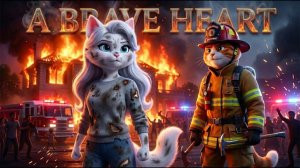 🔥 Она бросилась в огонь, чтобы спасти жизнь… и навсегда покорила сердце пожарного ❤️🐱🚒