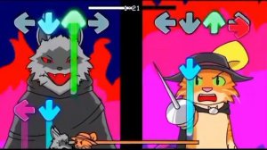 Кот в сапогах против волка