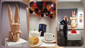 Эвакуация сотрудников. Сработала противопожарная система, это не помешало прикоснуться к искусству.