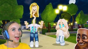 ДАША НЕ МОЖЕТ ПЕРЕСТАТЬ РАСТИ в ROBLOX! С АЛЁНОЙ