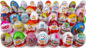 100 КИНДЕР СЮРПРИЗИКОВ МЕГА РАСПАКОВКА!!!