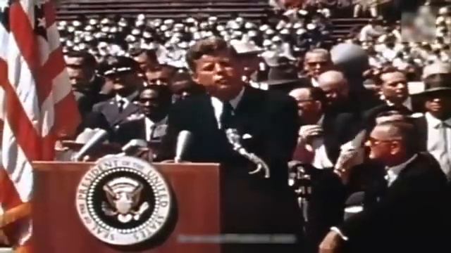 Джон Ф. Кеннеди: «Мы выбираем Луну» — легендарная речь голосом оригинала на русском