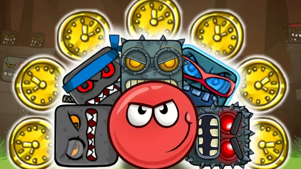 Прошëл 2 части Red Ball на золотые монеты