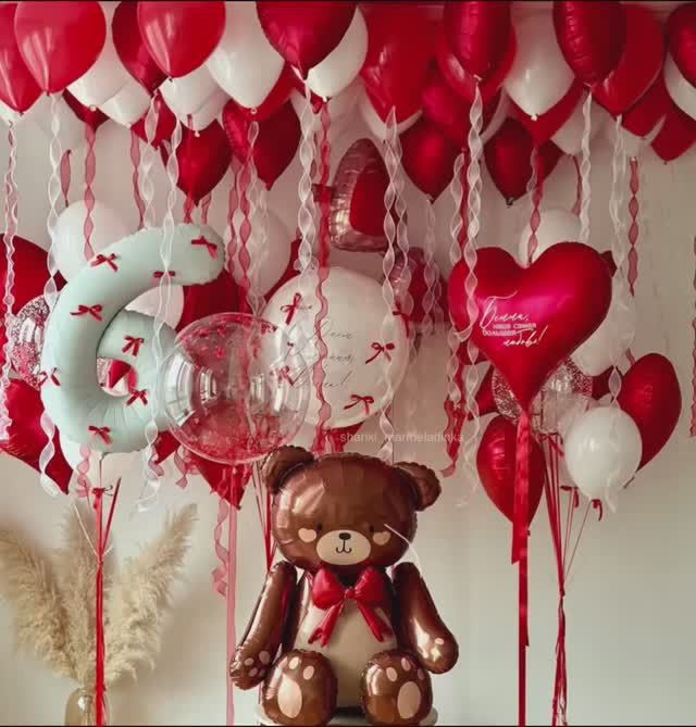 Роскошный набор шаров для поздравления